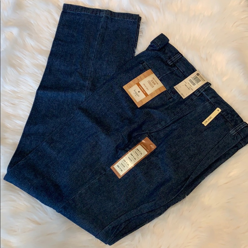Haggar denim trouser classic fit 36X34